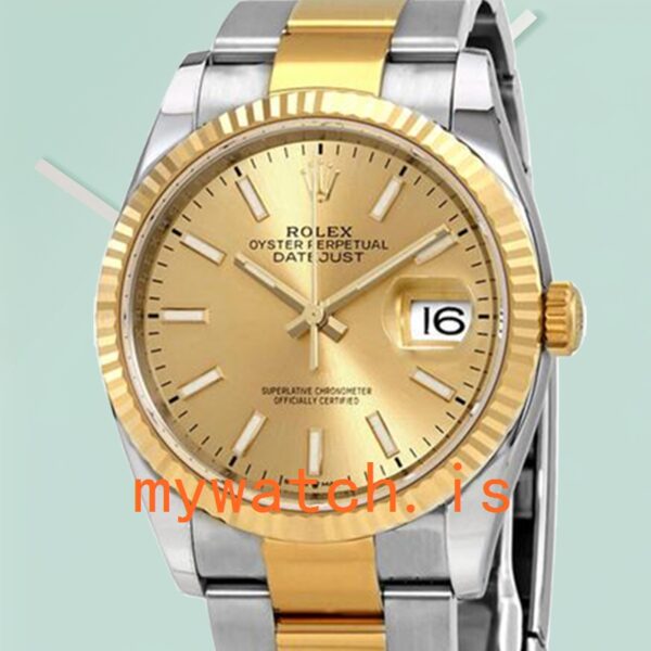 Rolex Datejust 36mm 126233CSO Mens Automatic: Genuine vs. Replica